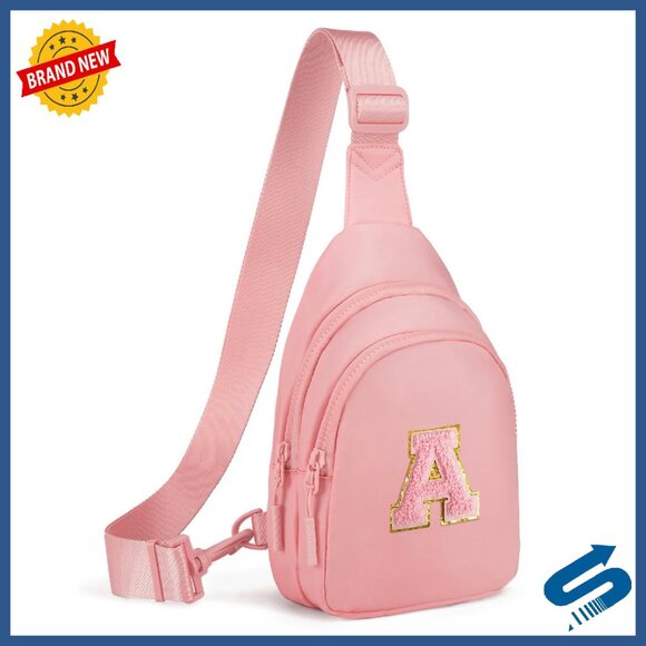 Handbags - Small Crossbody Sling Bag with Adjustable Strap, Water-Resistant Fabric